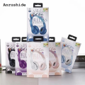 Anrushide Cute Cat Ear Headphones with RGB LED Light Wireless Headset Kids Luxury Girls Stereo Phone Music Bluetooth Headset PC Gamer Gift. 