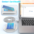 + NFC 2-In-1 Smart Card Reader PC-Linked Dual-Interface Smart Card Reader/Writer PCSC Smart Card Reader. 
