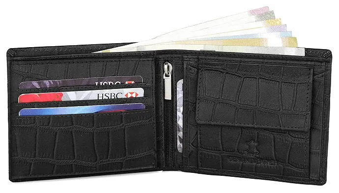 WildHorn%20Nepal%20RFID%20protected%20100%25%20Genuine%20Leather%20Wallet%20(Black%20Croco)%20-%20Image%203