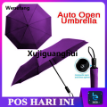 Xujiguanghui Wenefang New Automatic Open Close Anti UV Foldable Umbrella Sturdy Rainproof Windproof Vent Travel Size 便携耐用伸缩伞. 