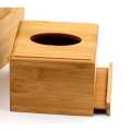 Bamboo Tissue Box 9cm*9cm. 
