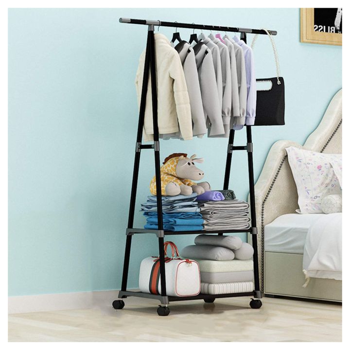 Triangle%20Simple%20Clothes%20Hanger%20Stand%20Storage%20Rack%20Coat%20Rack%20With%20Wheels%20-%20Image%205