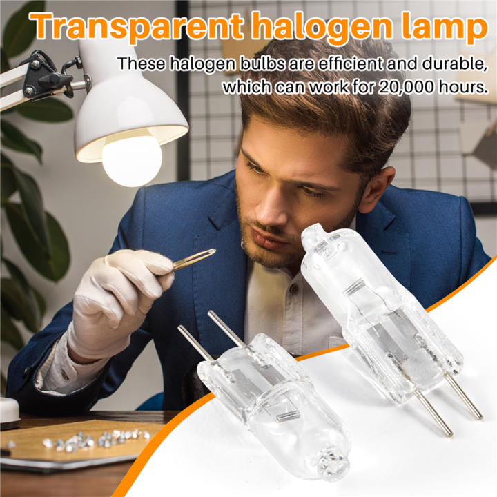 5%20x%20G4%2020W%2012V%20Clear%20Halogen%20Capsule%20Lamp%20Light%20Bulbs%20-%20Image%202