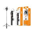 Plokama Tripod Live K9 Pro  Bluetooth Remote With LED Flashlight Selfie Stick. 