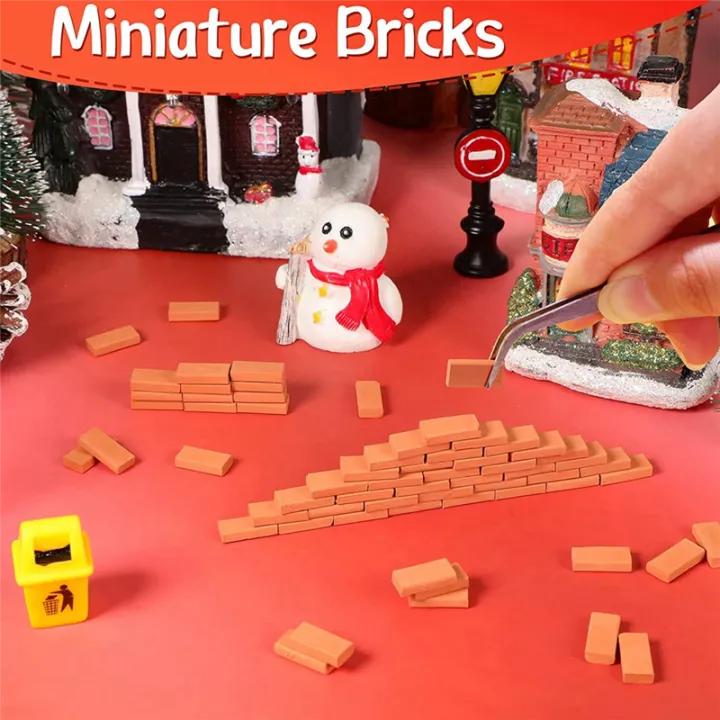 400%20Pieces%20Mini%20Bricks%20for%20Landscaping%20Miniature%20Bricks%20Brick%20Wall%20Small%20Bricks%20for%20Garden%20Parts,1/35%20Scale%20-%20Image%205