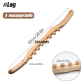 Difutagui Profesional 1Pcs Wood Therapy Lymphatic Drainage Massage Roller Stick High Quality Tool Myofascial Release Tool Stomach Cellulite Massager,Ease Neck Back. 