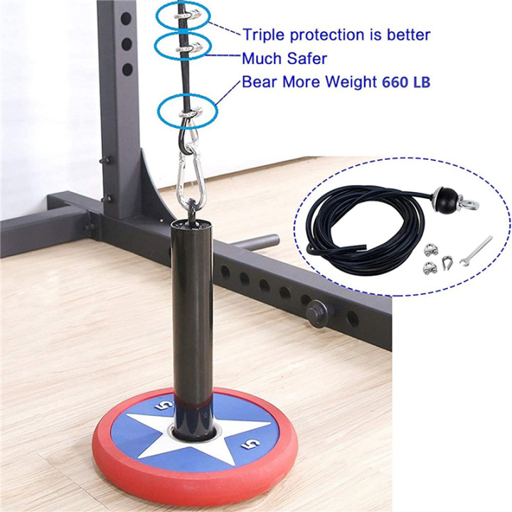 OUMERY%202pcs%20400cm%20Home%20Gym%20Fitness%20LAT%20Pulldown%20Cable%20Replacement,%20Adjustable%20Length%20for%20Pulley%20System%20Cable%20Machine%20-%20Image%205