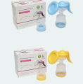 Manual Breast Pump with 150ml Feeding Bottle – Powerful Nipple Suction Milk Extractor for Easy Lactation. 