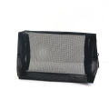 3Size Black Mesh Makeup Bag Women Transparent Cosmetic Bag Small Large Portable Storage Bags Travel Towel Organizer. 