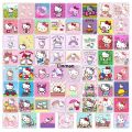 Linman 50pcs Sanrio Stickers Cute Cinnamoroll Kuromi My Melody Stick er For Laptop Phone Case Girls Sanrio Anime Stickers Kids Toys. 