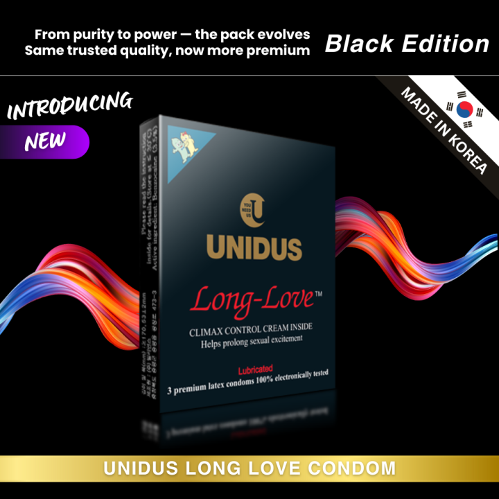 Unidus%20Long-Love%20Premium%20Korean%20Condoms%20with%20Climax%20Control%20Cream,%2012%20Pcs%20-%20Image%202