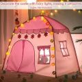Castle Kids Play Tent for Girls Boys Christmas Birthday, Large Princess Playhouse, Children Fairy Tale Teepee Tent for Indoor Outdoor with Carry Bag. 