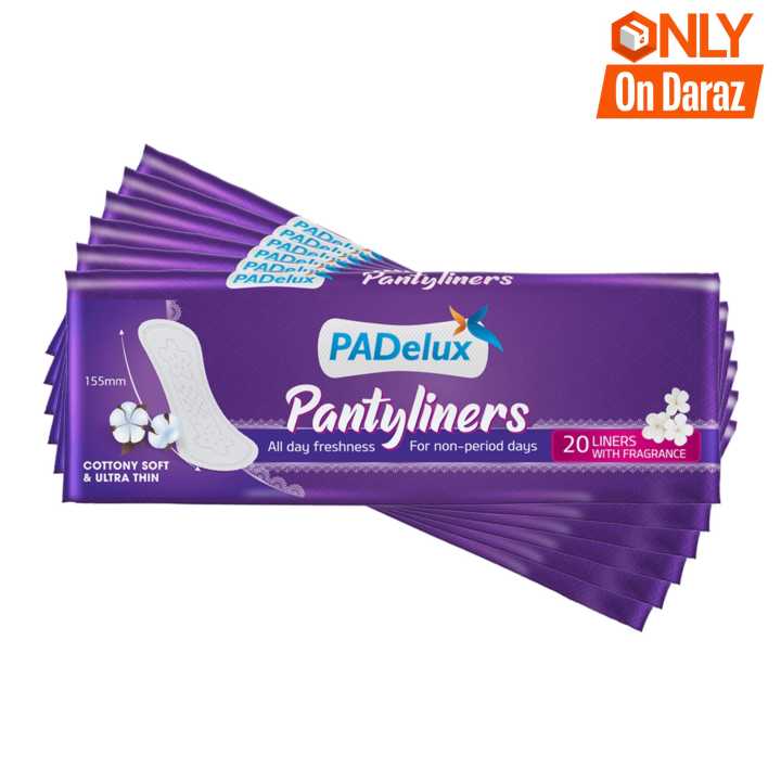 Padelux Panty Liners 20 pcs (Pack of 6)