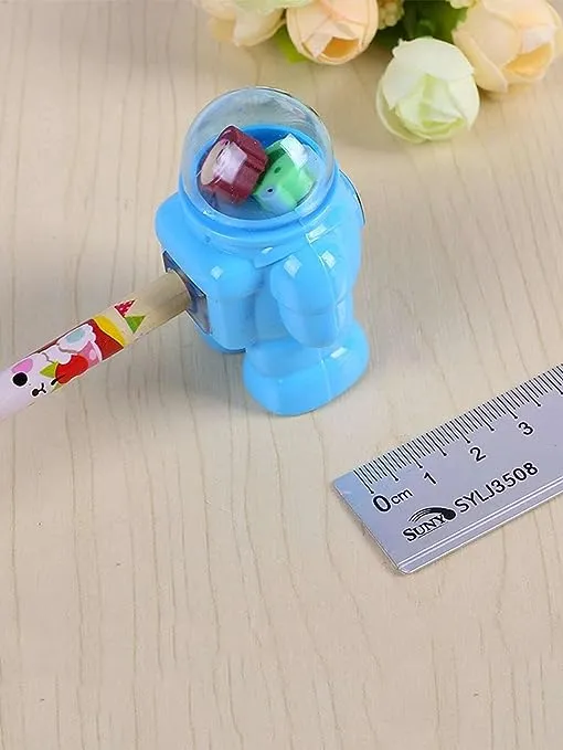 Cutest%20Stuff%20Double%20Blade%20Astronaut%20ABS%20Plastic%20Pencil%20Sharpener%20with%20Small%20Erasers%20for%20Kids%20-%20Image%202
