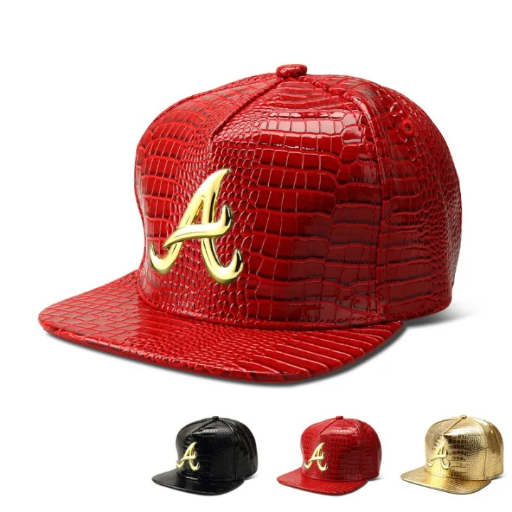 Curling%20iron%20Trendy%20PU%20Crocodile%20Skin%20Hip%20Hop%20Cap%20For%20Men%20Women%20Rap%20Snap%20Back%20Cap%20Letter%20Flat%20Baseball%20Bonnet%20Homme%20Gold%20Dad%20Trucker%20Hat%20-%20Image%203