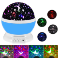 Color full Star Master Projector Night LED Lamp with Auto Rotating. 