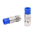 50PCS RG6 Compression Connectors Coaxial Cable Waterproof Connection F Compression Connector RG6 Coaxial Compression Tool. 