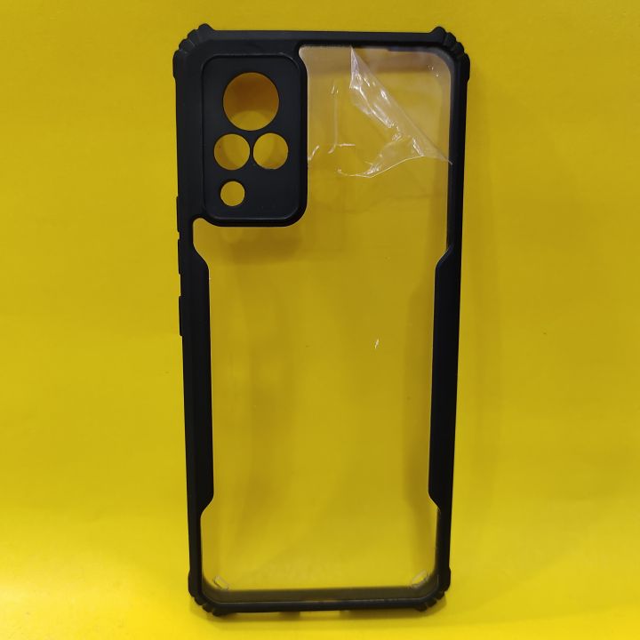 Vivo%20V21%204G/5G%20Clear%20Transparent%20Soft%20Rubber%20Bumper%20%20Cover%20Case%20-Non%20Yellowing%20-%20Image%205