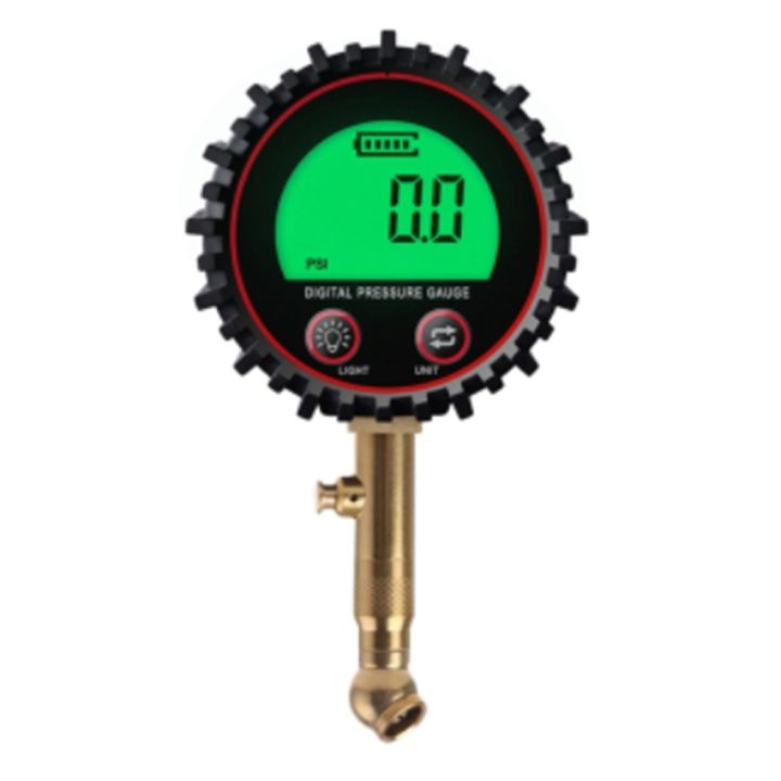 NAMUNY Upgrade Digital Tire Pressure Gauge Air Chuck and Compressor Accessories LCD Display Heavy Duty LED Spotlight 255PSI