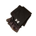 Autumn Korean Fancy Lace Ruffle Little Bow Cute Princess Pants Breathable Cotton Solid Color Baby Kids Leggings. 