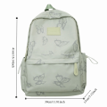 Portable Small Pack Butterfly Backpack Solid Color Zipper Shoulder Bag Handbag Fitness Casual Backpack Outdoor. 