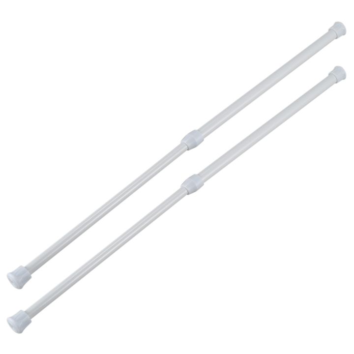 Sptrry2X Telescopic Shower Rod Shower Curtain Rod Telescopic Rod Rod Shower White 30-50 cm