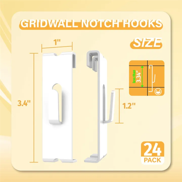 24Pcs%20Gridwall%20Hooks%20Hangers,Grid%20Panel%20Hooks%20Grid%20Wall%20Hook%20Grid%20Wall%20Replacement%20Parts%20Accessories%20Wire%20Grid%20Hook%20Grid%20Shelf%20Hooks%20White%20-%20Image%205