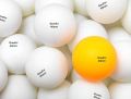 4 Pieces of Table Tennis Ball 40mm Yellow and White Random Color Ping Pong TT-Balls. 