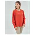 PIAZZAITALIA Arancia Orange Minimal Tunic For Women - 25513. 