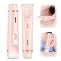 Dual Head Electric Rechargeable Hair Trimmer For Women, Multipurpose Bikini Razor and Face Shaver for Arms, Thighs, Body With USB Charging. 