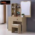 MDF Laminated Dressing Table With Sliding Mirror-611. 