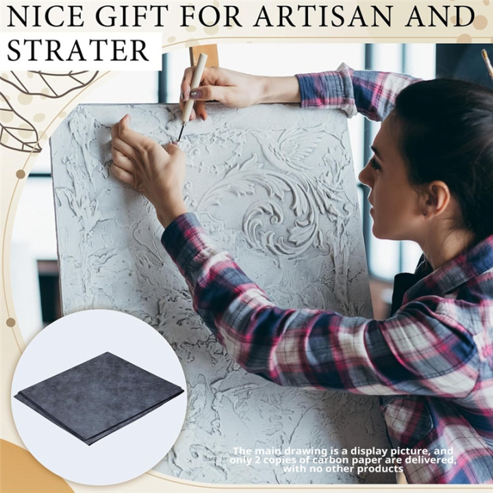 OUMERY%202%20Sheets%2020.3%20X%20275.6%20Inch%20Large%20Graphite%20Carbon%20Transfer%20Paper%20for%20Tracing%20Black%20Waxed%20Carbon%20Paper%20-%20Image%207