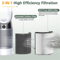 LKPCIGCXM 2X 2 in 1 HEPA and Carbon Filter for TP04 HP04 TP07 TP06 HP06 PH02 PH01 PH03 PH04 HP09 TP09 HP07. 