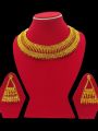 Gold Plated Haar Set - Jhumka and Haar Set. 