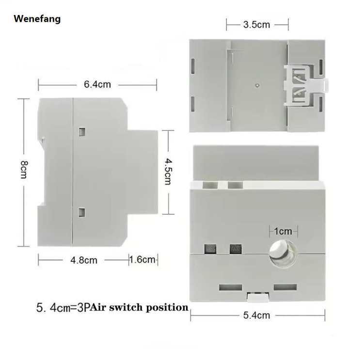 Wenefang%206IN1%20Din%20Rail%20AC%20Monitor%20110V%20220V%20380V%20100A%20Voltage%20Current%20Power%20Luxury%20Factor%20Active%20KWH%20Electric%20Energy%20Frequency%20Meter%20VOLT%20AMP%20-%20Image%205