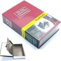 Safe Lock Box Dictionary Diversion Book Safe with Combination Lock Safe Security Cash Money Box Red. 