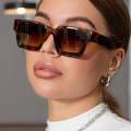 Fahion Vintage Small Square Sunglasses Men Women Retro Brand Designer Green Sun Glasses Unisex Ins Popular Shades Eyewear UV400. 