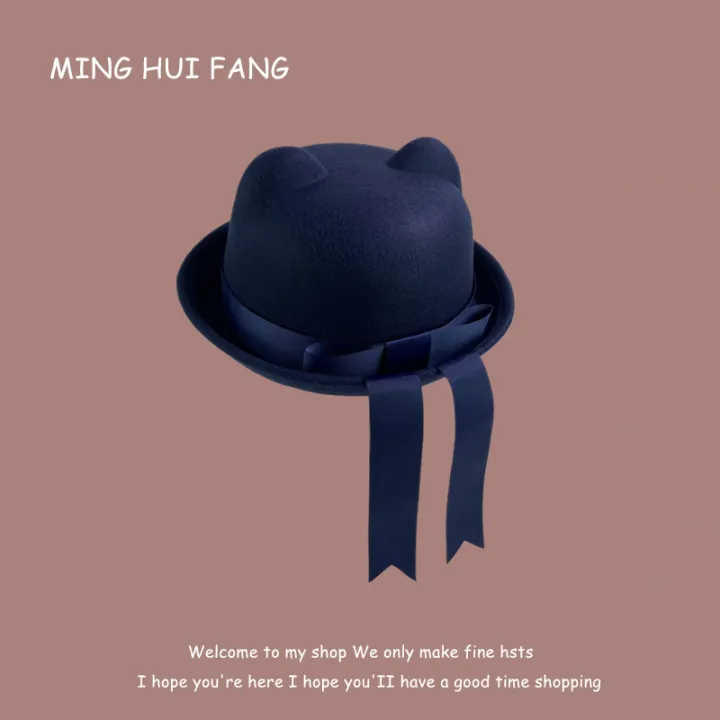 Japanese%20school%20offering%20sense%20bow%20handmade%20jkdk%20uniform%20hat%20woolen%20college%20style%20cat%20ears%20streamer%20kindergarten%20hat%20-%20Image%203