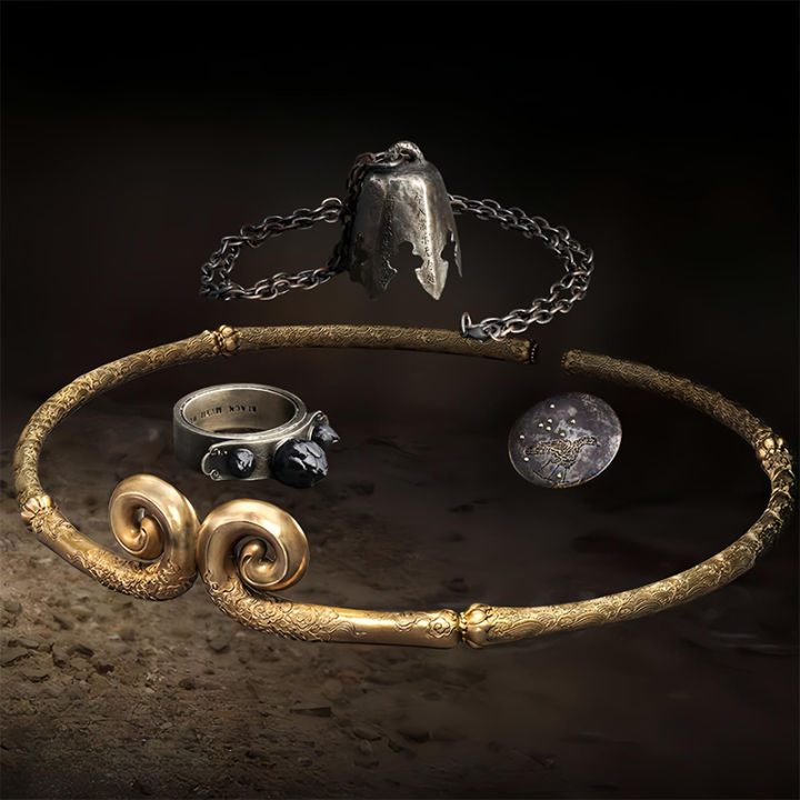 Wu%20Kong%204-Piece%20Collector's%20Edition%20Set%20Constricting%20Headband%20And%20Jewelry%20Set%20Exclusive%20Gaming%20Merchandise%20For%20Gamers%20Simulation%20Halloween%20Props%207DD%20-%20Image%202