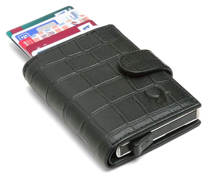 WildHorn%20Nepal%20RFID%20Protected%20100%25%20Genuine%20Leather%20Unisex%20Cardholder%20(CRD%20001%20Black%20Croco)%20-%20Image%202