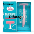 Difutagui VI-JOHN WOMEN Feather Touch Bikini Line Trimming Hot Selling Luxury Razor (Set of 1) (FROM INDIA SAB). 