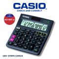 Bizzy CASOO MJ-120T-W Electronic Calculator Standard Function Desktop Calculator 12 Digits Solar and Battery Dual Power for School Office Home. 
