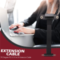PCIE X1 Riser Cable Dual 90 Degree Right Angle PCIe 3.0 X1 to X1 Extension Cable 8Gbps PCI Express 1X Riser Card 10cm. 