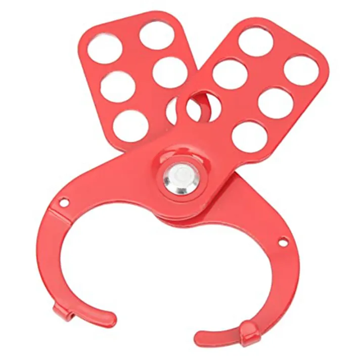 Padlocks%20Hasps%20Set,%20Lockout%20Tagout%20Kit%20Breaker%20Box%20Lock%20Keyed%20Hasp%206%20Hole%20Design%20Security%20Tamper%20Proof%20for%20Industrial%20Equipment%20(1.5In/38mm%20Shackle)%20-%20Image%202