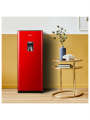 192 Liters Premium Red Single Door Refrigerator with Built-In Water Dispenser and 10 Years Warranty. 