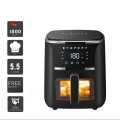 Dikom 5.5Ltrs Air Fryer (TBGAFDK-969B) | 1800 Watts | Multiple Cooking Modes. 