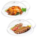 Transparent 10 Inch Guard Lid Cooking Supplies Dishwasher Safe with Steam Vents Kitchen Tools Microwave Plate Cover Microwave Food Cover Anti-Splatter Lid. 