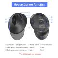 ZELOTES F-17 Vertical Mouse 2.4GHz Wireless Gaming Mouse 6 Keys Ergonomic Optical Mice with 3 Adjustable DPI for PC Laptop. 