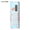 DISICHEN Profesional 2 in 1 15cm Ruler Calculator 8-Digits Electronic Calculator Pocket Mini Stationery Math Toys School Multi-functional Calculator. 