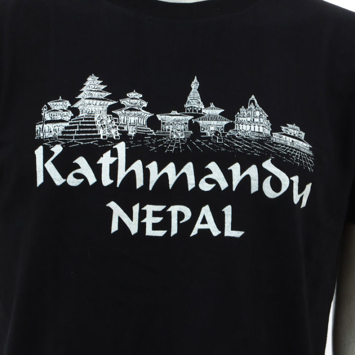 Black%20%20Cotton%20Round%20Neck%20Kathmandu%20Nepal%20Printed%20T-Shirt%20For%20Men%20-%20Image%203